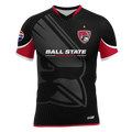 Ball State University - Black Jersey GLOSS FABRIC