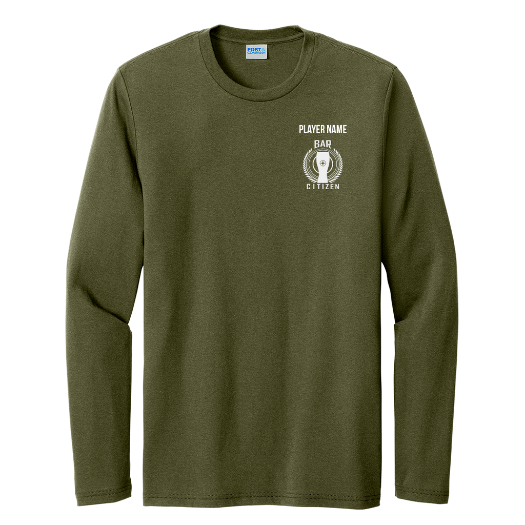 Bar Citizen Long Sleeve T-Shirt logo front with PLAYERNAME