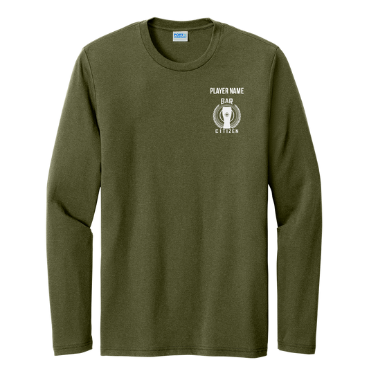 Bar Citizen Long Sleeve T-Shirt logo front back with PLAYERNAME