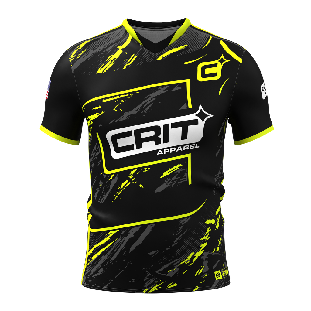 V-Neck Jersey With Dual Layer Collar