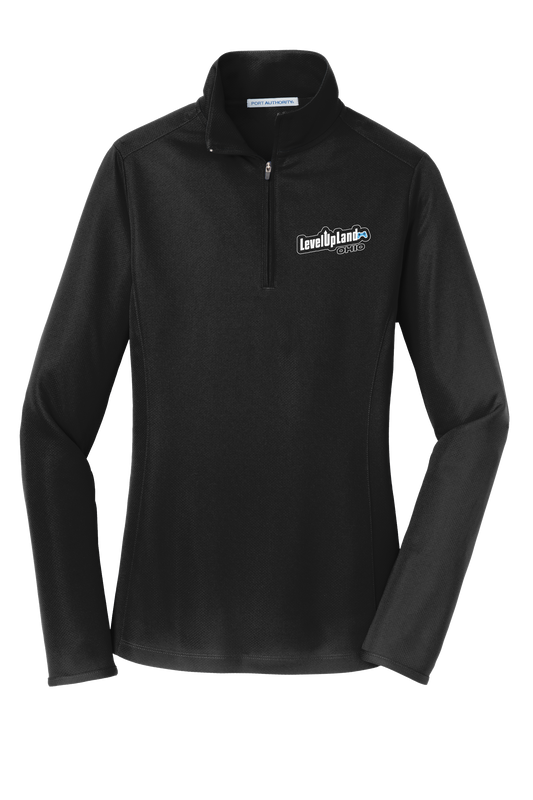 LuL Womens Black 1/4 Zip