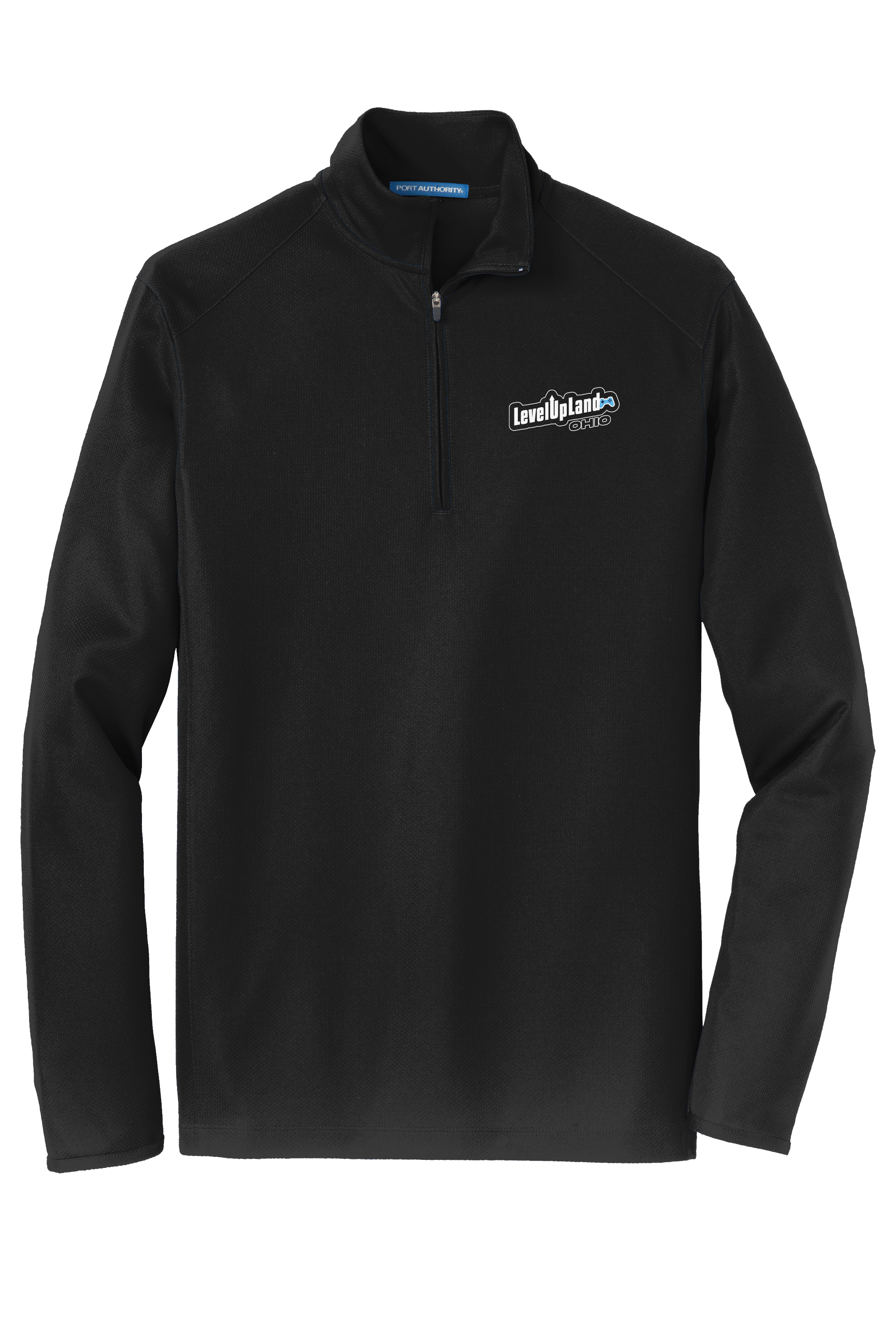 LuL Mens Black 1/4 Zip