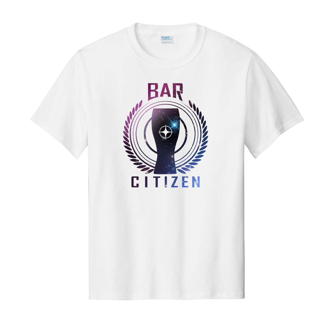Bar Citizen Short Sleeve large purple logo front
