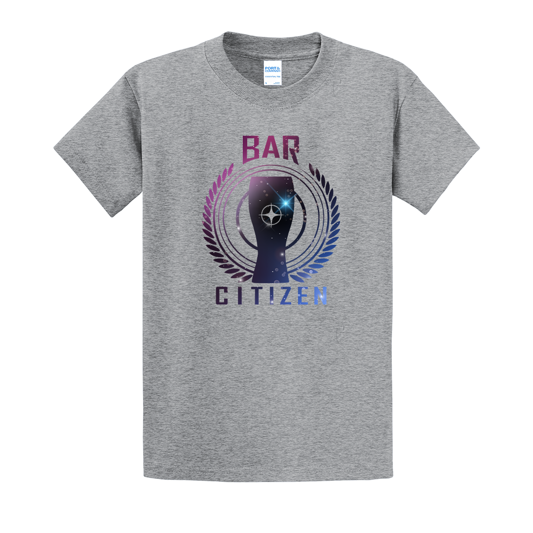 Bar Citizen Short Sleeve large purple logo front