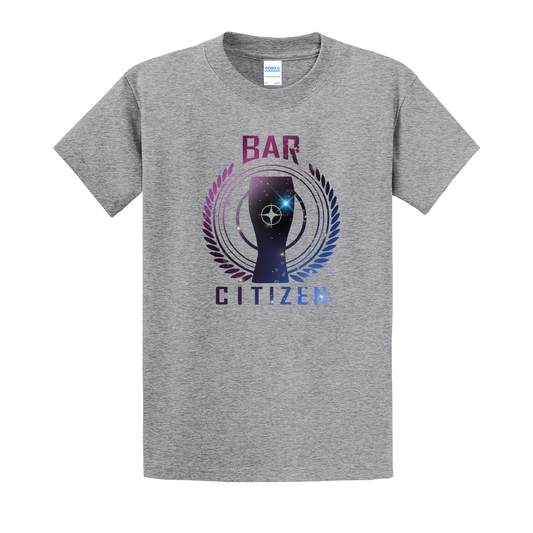 Bar Citizen Short Sleeve large purple logo front